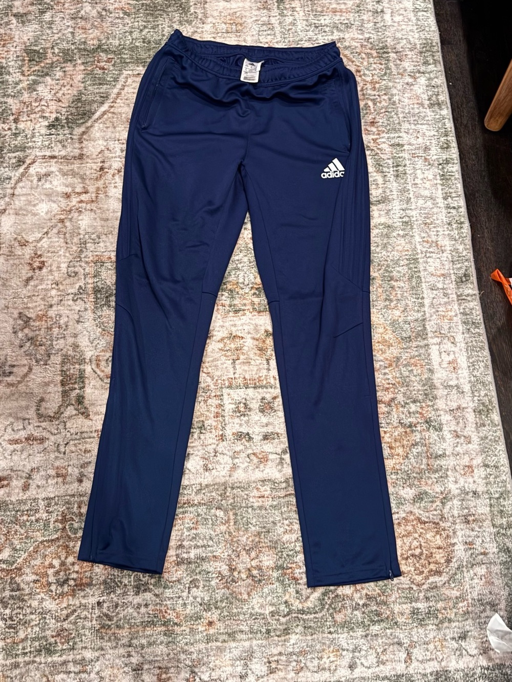Adidas Navy Blue Performance Track Pants
